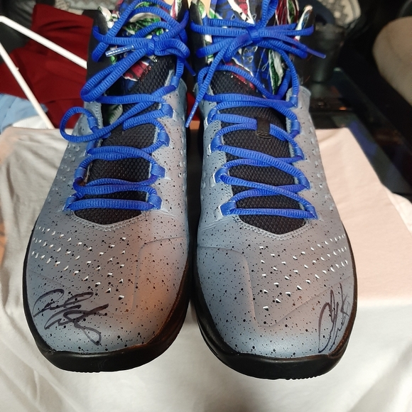 Jordan m11  Melo concrete island (signed game worn - Picture 2 of 4